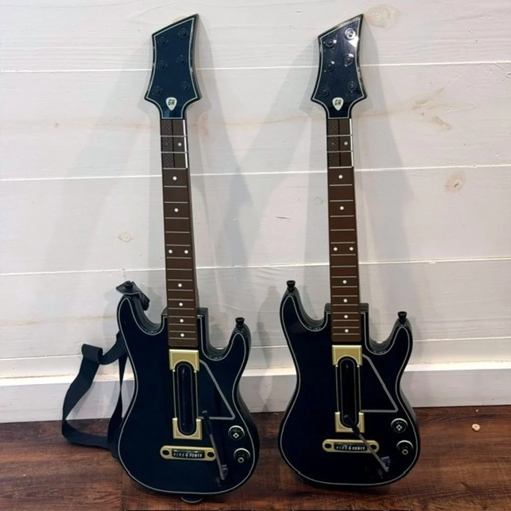 Activision Guitar Hero Live Wireless Controller 2-Pack 0000654 Bundle NO Dongles